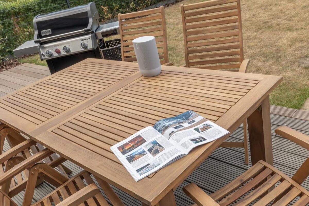 Luxus Meerblick Strand & Sauna & Garten & Heimkino โกลเวอ ภายนอก รูปภาพ